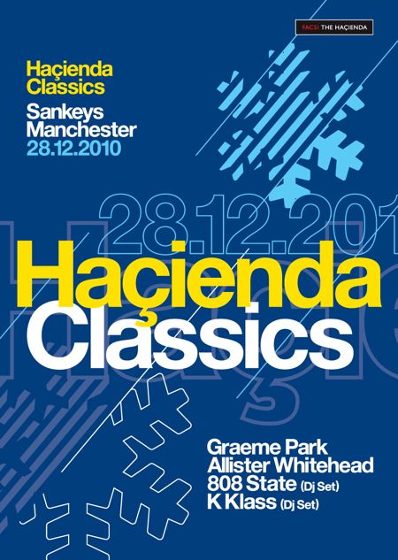 FAC 51 The Hacienda Classics Xmas Party @ Sankeys 27 Dec 2010; flyer front