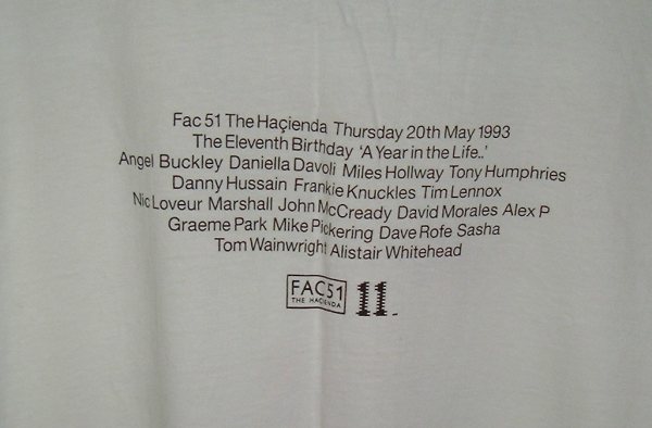 Hacienda Eleventh Birthday T-Shirt