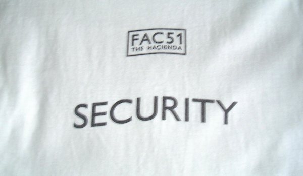 Hacienda Security Long Sleeved White T-Shirt