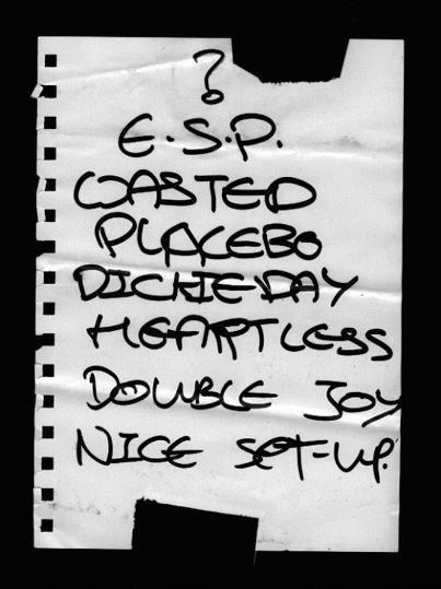 Hopper - Setlist - 14 June, Monarch, Camden Town, London