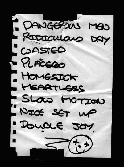 Hopper - Setlist - 30 June, Splash Club, Kings Cross, London