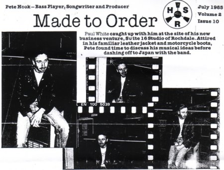 Home Studio and Recording 'Made To Order' - HSR July 1985 Volume 2 Issue 10