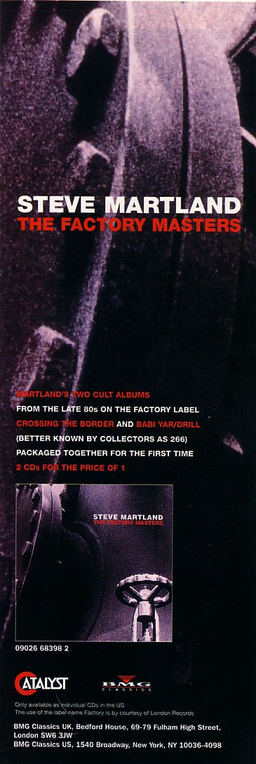 Steve Martland - The Factory Masters