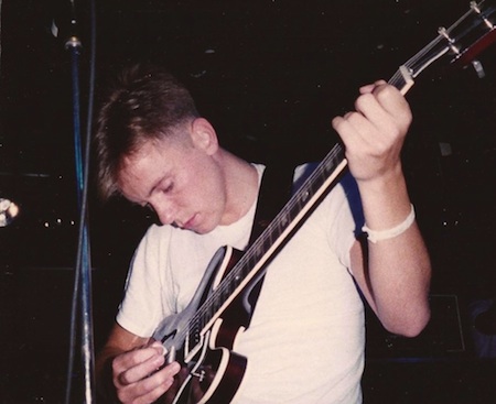 New Order live at FAC 51 The Hacienda 13 July 1983 [photo credit: Rob Pearce]