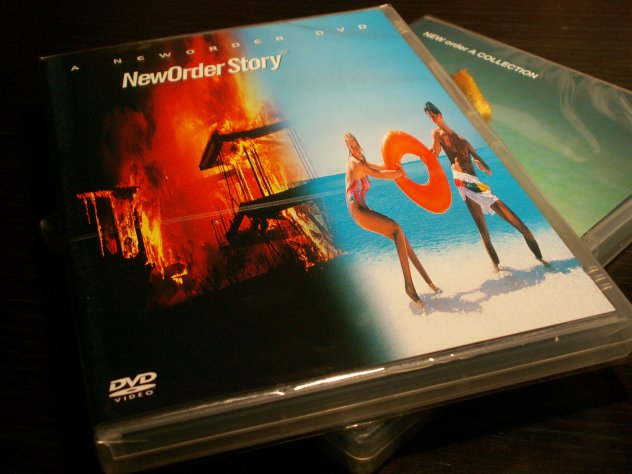 NEW order ITEM [A COLLECTION & NEW ORDER STORY; NewOrder Story cover detail