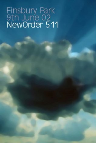 New Order 511 - Live in Finsbury Park dvd; front cover detail
