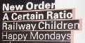 New Order / A Certain Ratio / Railway Children / Happy Mondays gig at the Finsbury Park supertent 1987