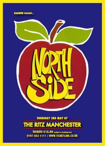 Northside live at Manchester Ritz, Thursday 3 May 2007; flyer detail