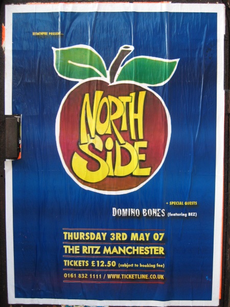 Northside live at Manchester Ritz, Thursday 3 May 2007; poster
