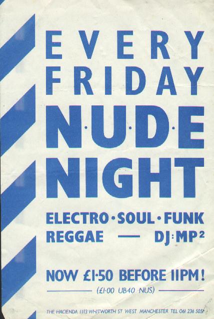Nude Night flyer