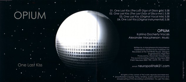 One Last Kiss; full cover detail