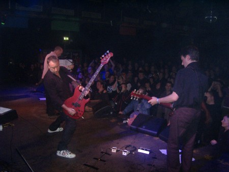 Peter Hook Section 25 Live - Kulturfabrik Krefeld e.V., Krefeld, Germany, 9 November 2008; Larry, Hooky and Ian