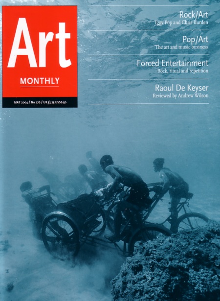 Pop/Art: The art and music business - Art Monthly May 2004; front cover detail