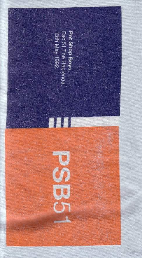 PSB51 T-Shirt from show at FAC 51 The Hacienda