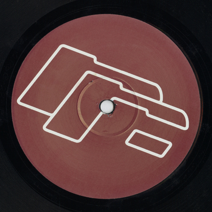 Generic record label for Robsrecords B side using Mark Farrow designed logotype