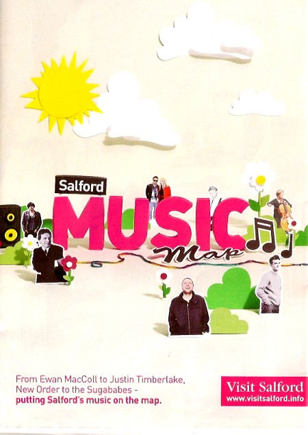 Salford Music Map; front cover detail