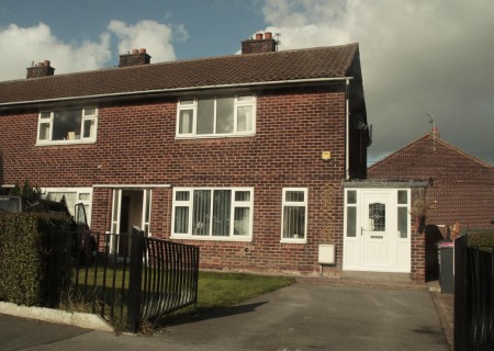Salford Music Map; Shaun and Paul Ryder's old house in Little Hulton [photo © Tim Sinclair 2008]