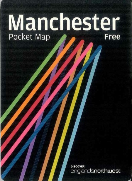 Manchester pocket map; front cover detail