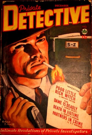 Scream City 2; Private Detective comic source material for back cover