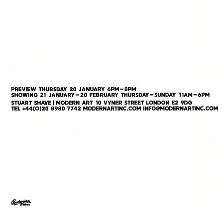 The Judas Goat, Modern Art, London; preview invitation inside (1)