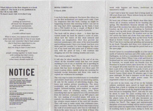 Réification: Making the abstract, concrete - The Tony Wilson Experience - event pamphlet [2 of 3]