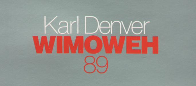 Karl Denver - Wimoweh 89 front cover detail