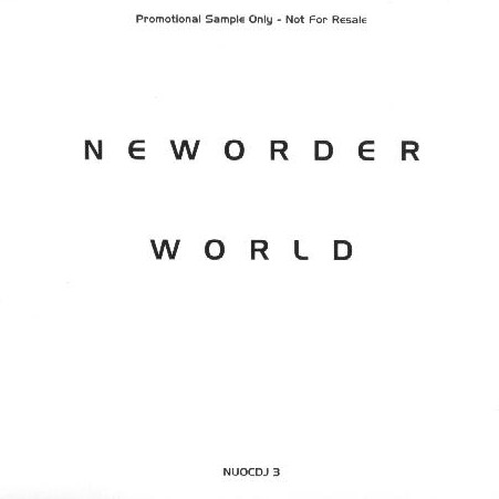 World, promo-only cd single; front cover detail